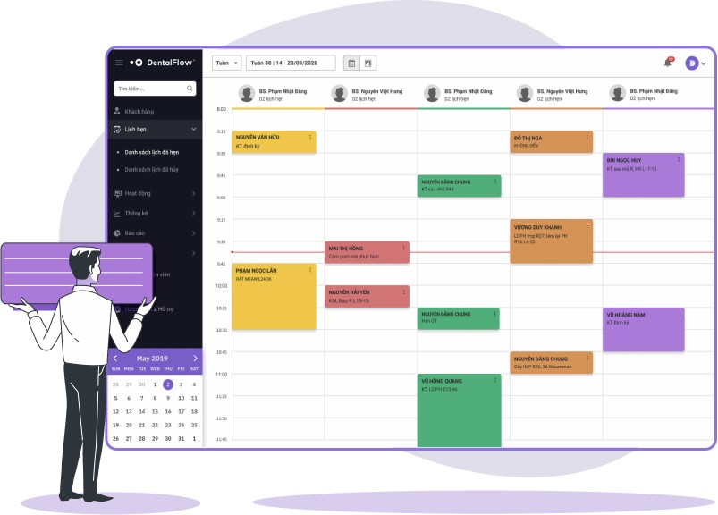 Quản trị lịch hẹn tối ưu (Dental Smart Calendar)