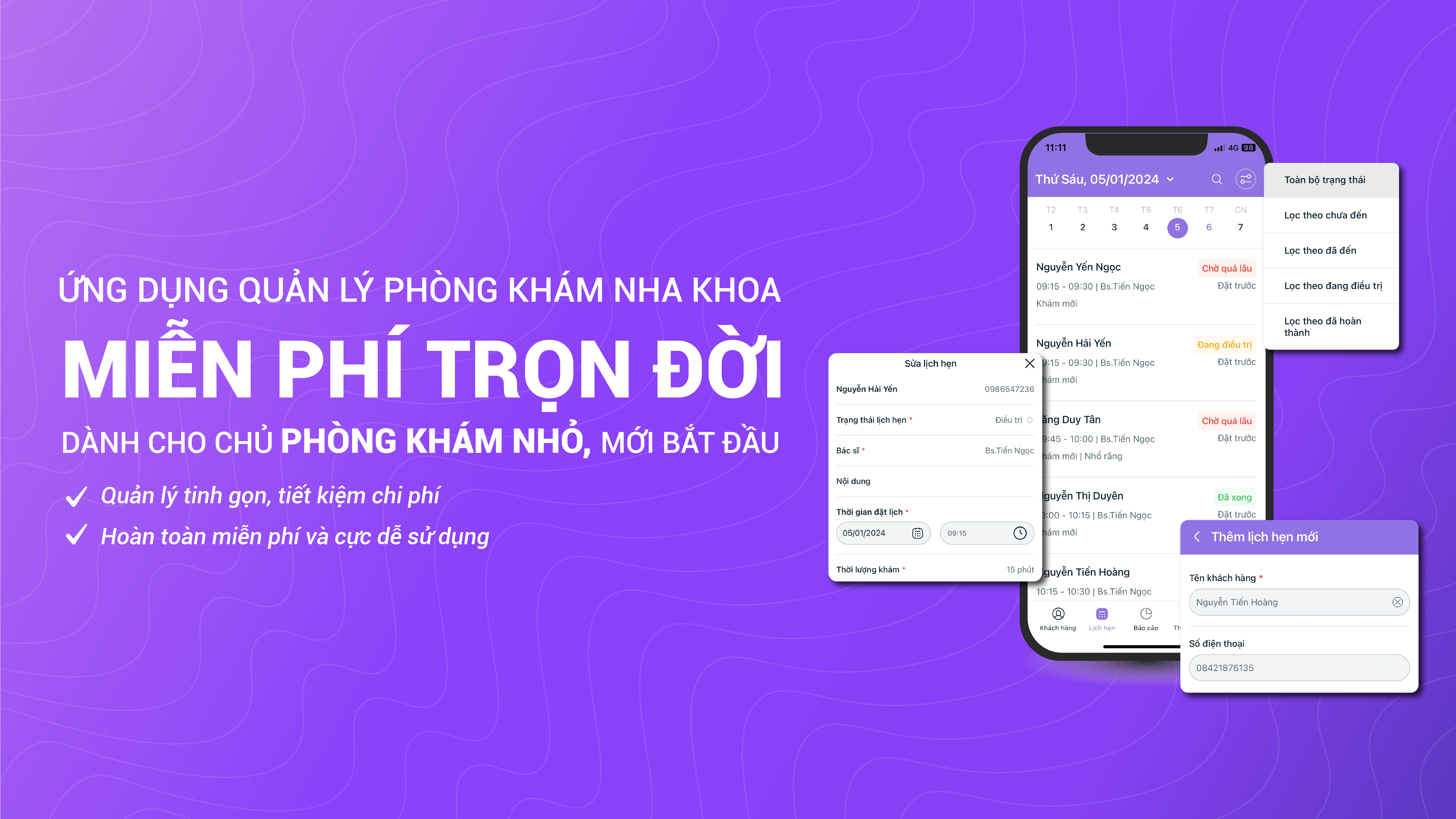 Phần mềm quản lý nha khoa online miễn phí dành riêng cho phòng khám nhỏ, mới bắt đầu