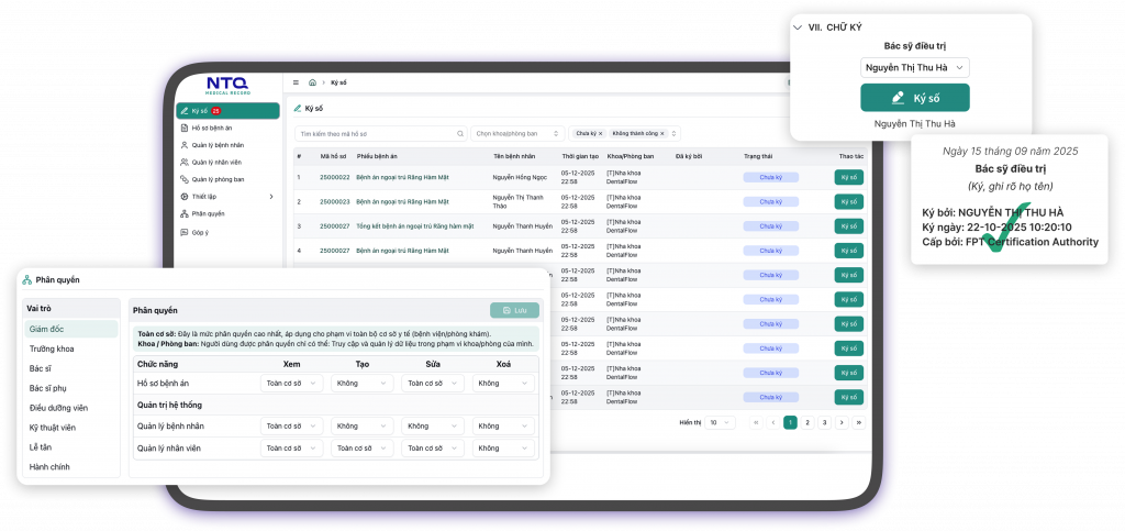 dentalflow benh an dien tu