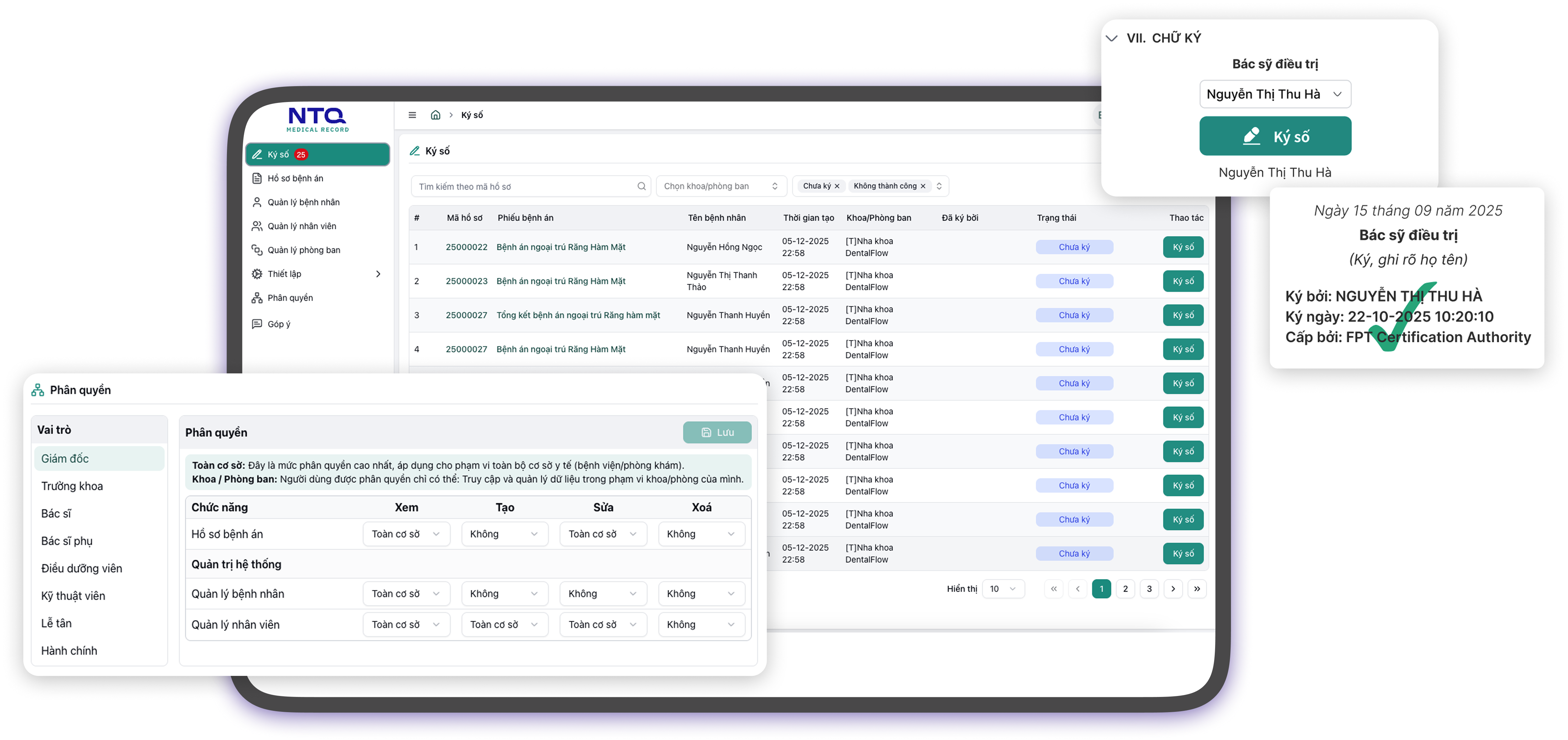 dentalflow benh an dien tu