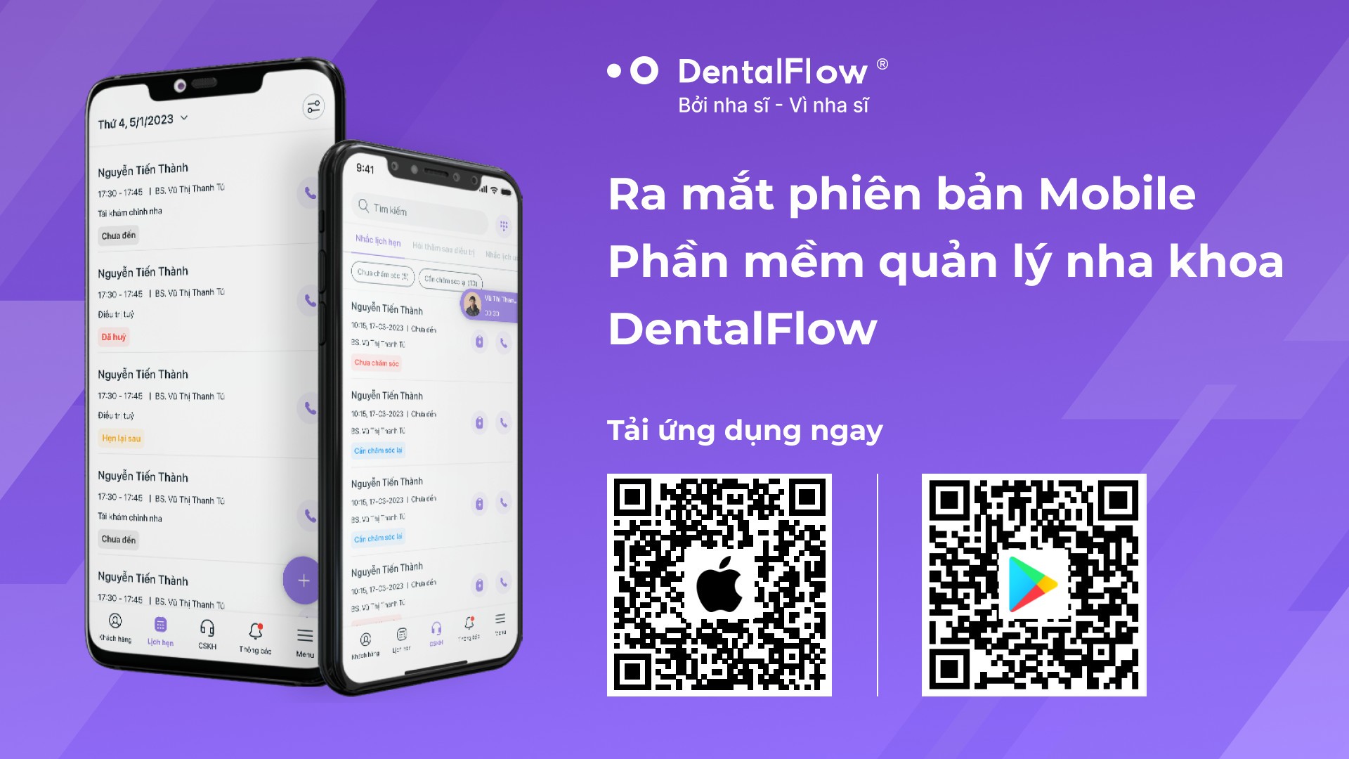Ra mắt phiên bản Mobile của Phần mềm quản lý nha khoa DentalFlow